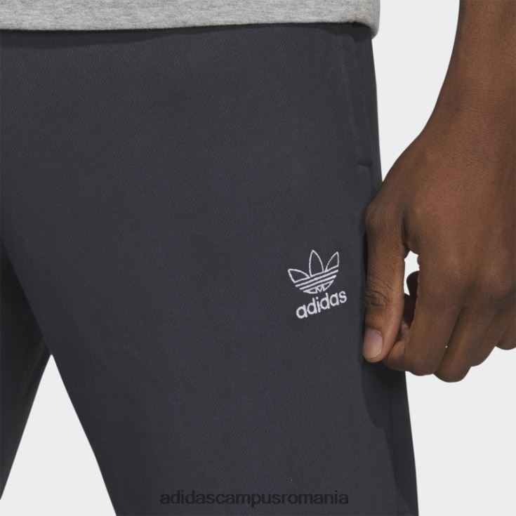 adidas campus romania essentials+ pantaloni de trening colorati negri adidas bărbați negru J266N21662