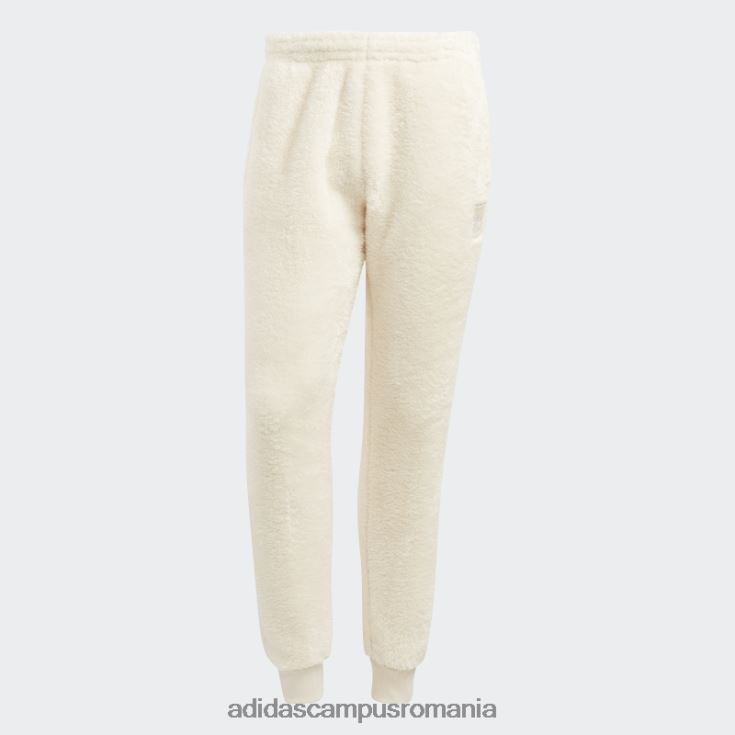 adidas campus romania essentials+ pantaloni pufosi din fleece alb adidas bărbați alb J266N25268