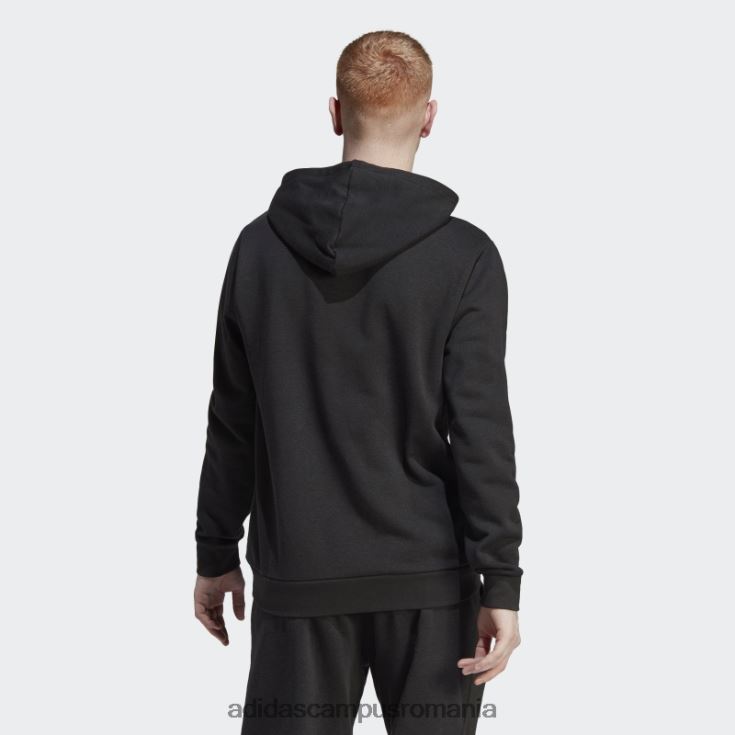 adidas campus romania essentials+ realizat cu hanorac din cânepă neagră bărbați negru J266N214486