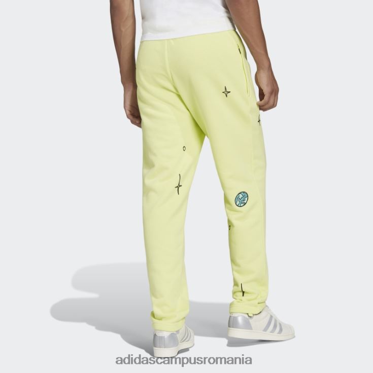 adidas campus romania galben r.y.v. pantaloni de jogging grafic adidas bărbați galben J266N214961