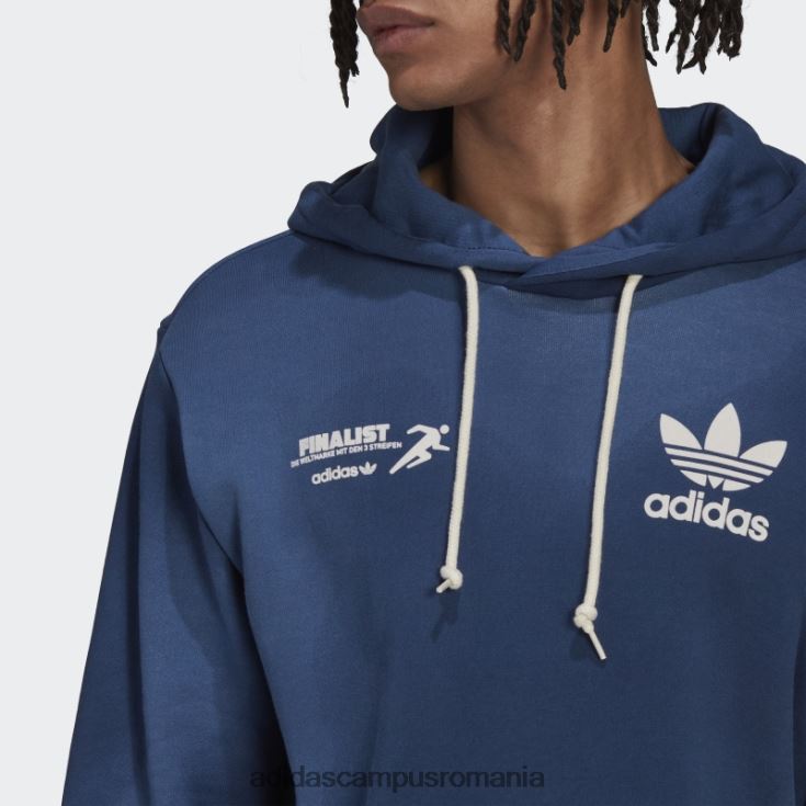 adidas campus romania grafică mellow ride club hanorac bleumarin bărbați bleumarin/alb J266N27190