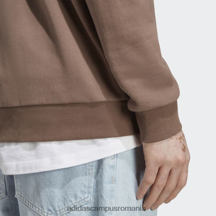 adidas campus romania grafică monogram crew hanorac pământ bărbați Pământ J266N213484