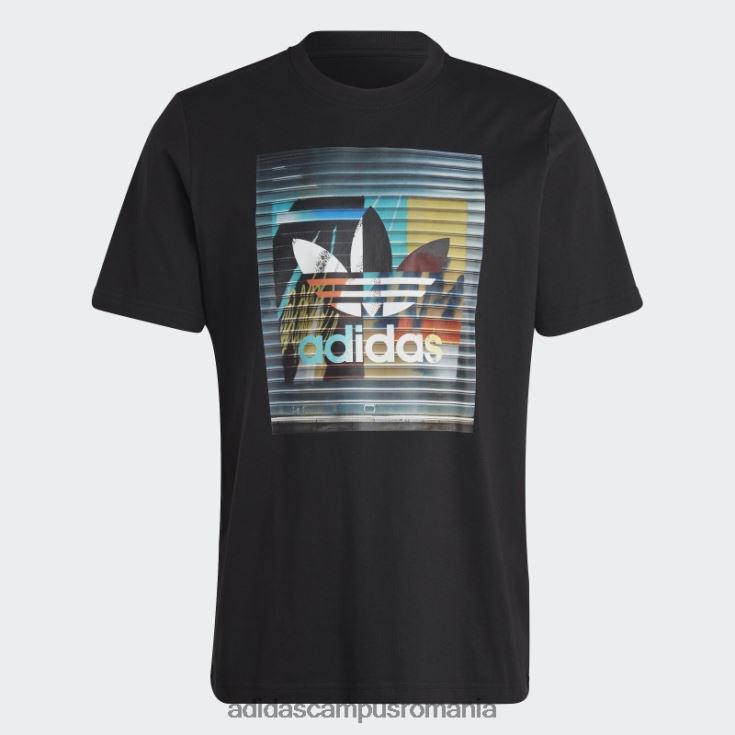 adidas campus romania grafică off the grid tee negru bărbați negru J266N25059
