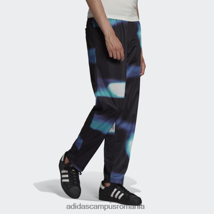 adidas campus romania grafică y2k pantaloni de trening negru bărbați papură neagră/mentă J266N215025