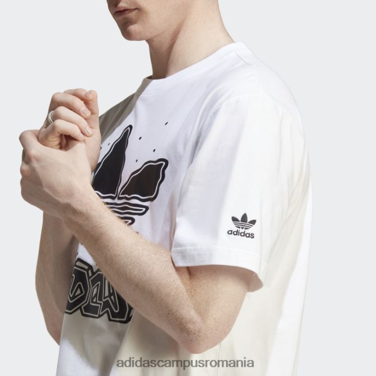 adidas campus romania grafica albă hack tricoul de elită adidas bărbați alb J266N213329