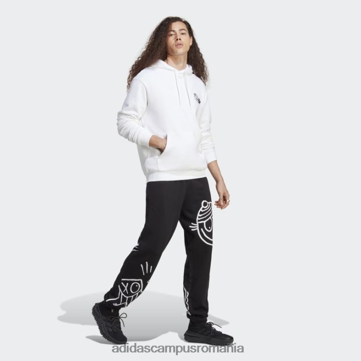 adidas campus romania grafica hack hanoracul elite alb adidas bărbați alb J266N26282