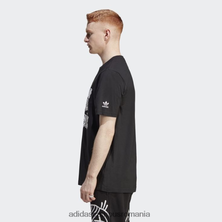 adidas campus romania grafica hack the elite tee negru bărbați negru J266N26476