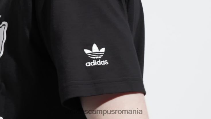 adidas campus romania grafica neagră hack tricoul de elită adidas bărbați negru J266N213365