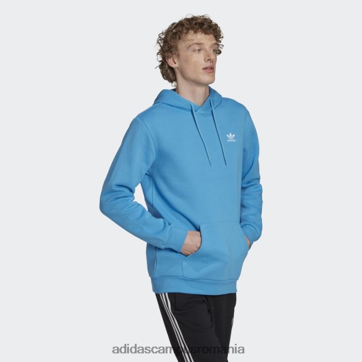 adidas campus romania hanoraș adicolor essentials trefoil albastru bărbați albastru J266N26890
