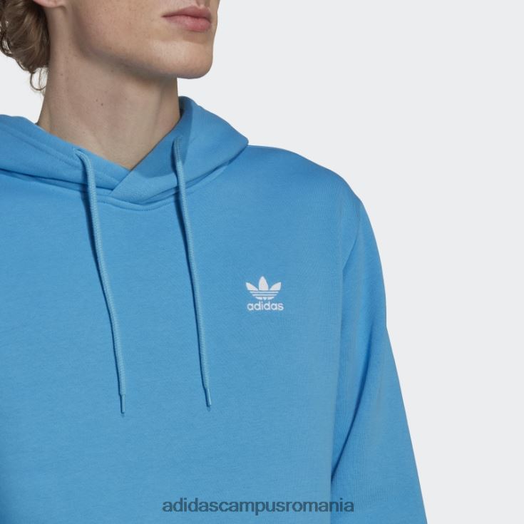 adidas campus romania hanoraș adicolor essentials trefoil albastru bărbați albastru J266N26890