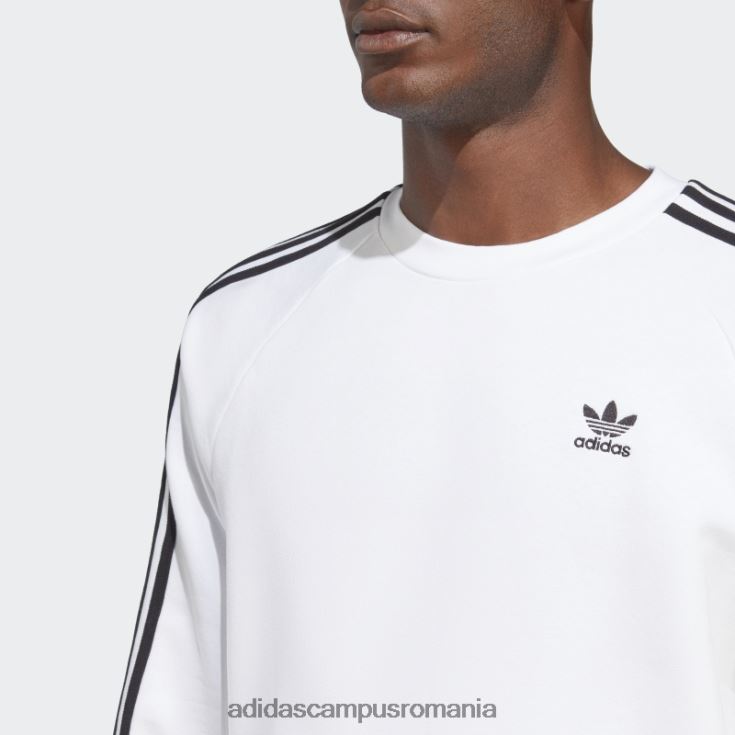 adidas campus romania hanorac adicolor classics cu 3 dungi alb adidas bărbați alb J266N24914