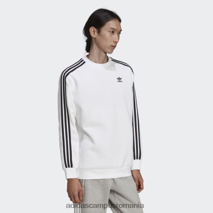 adidas campus romania hanorac adicolor classics cu 3 dungi alb bărbați alb J266N26728