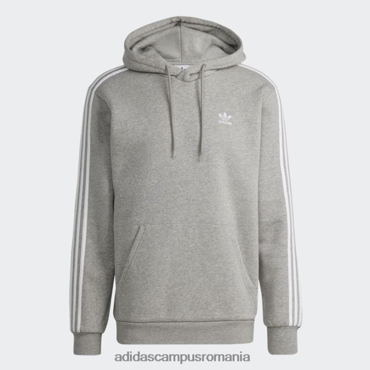 adidas campus romania hanorac adicolor classics cu 3 dungi gri mediu adidas bărbați gri mediu J266N24884
