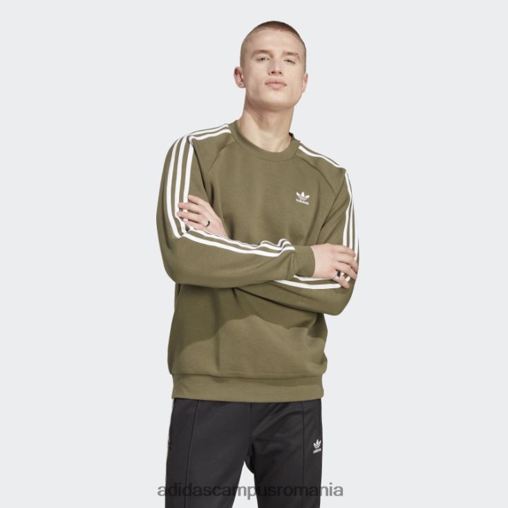 adidas campus romania hanorac adicolor classics cu 3 dungi olive adidas bărbați măsline J266N25814