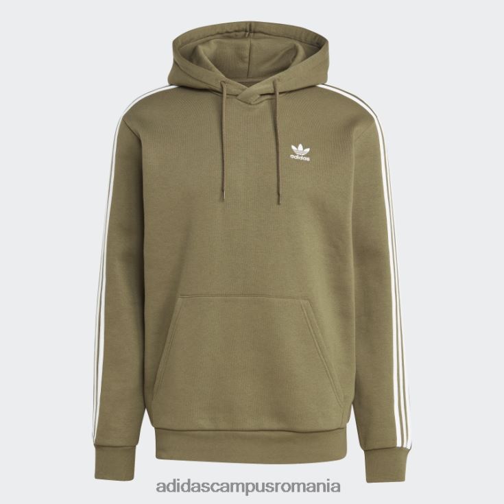 adidas campus romania hanorac adicolor classics cu 3 dungi olive bărbați măsline J266N25389