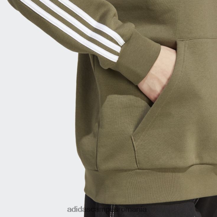 adidas campus romania hanorac adicolor classics cu 3 dungi olive bărbați măsline J266N25389
