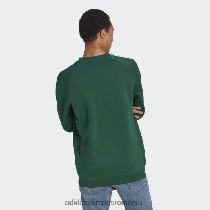 adidas campus romania hanorac adicolor classics cu 3 dungi verde închis bărbați verde inchis J266N25060