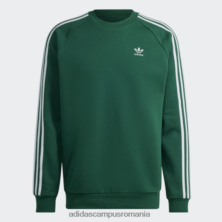 adidas campus romania hanorac adicolor classics cu 3 dungi verde închis bărbați verde inchis J266N25060