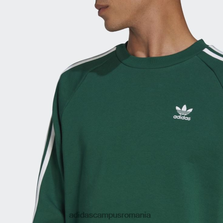adidas campus romania hanorac adicolor classics cu 3 dungi verde închis bărbați verde inchis J266N25060