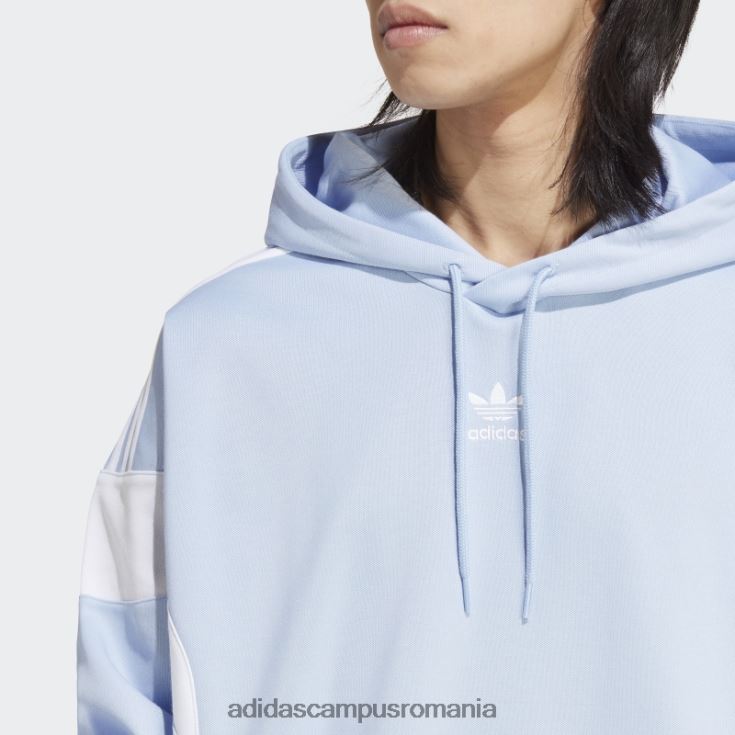 adidas campus romania hanorac adicolor classics cut line albastru alba bărbați zori albastre J266N25522
