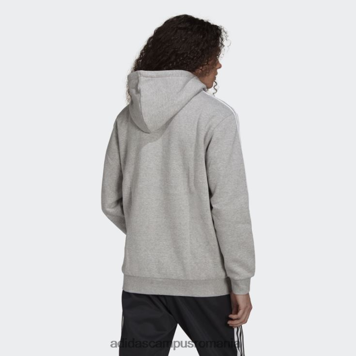 adidas campus romania hanorac adicolor classics gri mediu cu 3 dungi bărbați gri mediu J266N25896