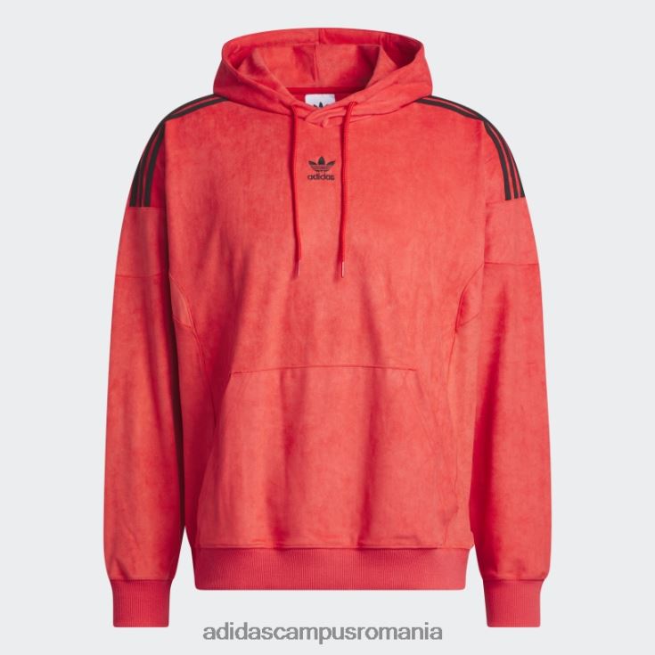 adidas campus romania hanoracă adicolor classics plush roșu bărbați roșu J266N27297