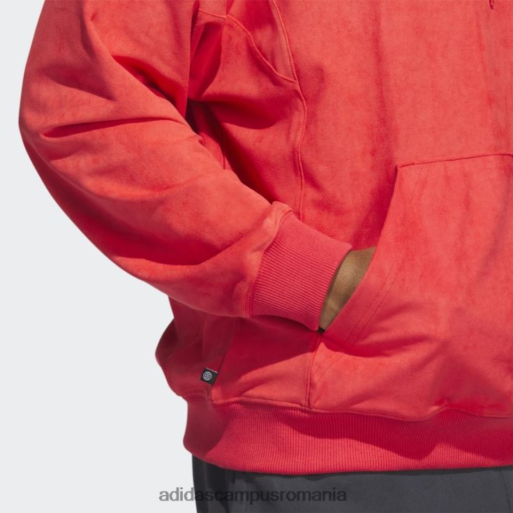 adidas campus romania hanoracă adicolor classics plush roșu bărbați roșu J266N27297