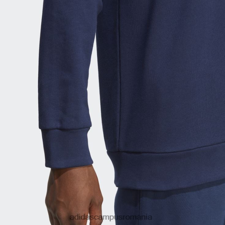 adidas campus romania hanorac adicolor classics trefoil crewneck night indigo bărbați indigo de noapte J266N24925