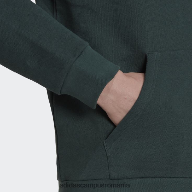 adidas campus romania hanorac adicolor classics trefoil verde mineral bărbați verde mineral J266N26631