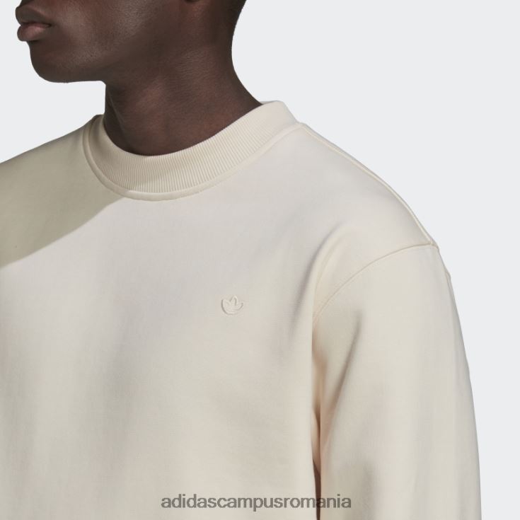 adidas campus romania hanorac adicolor contempo crew alb bărbați alb J266N26793