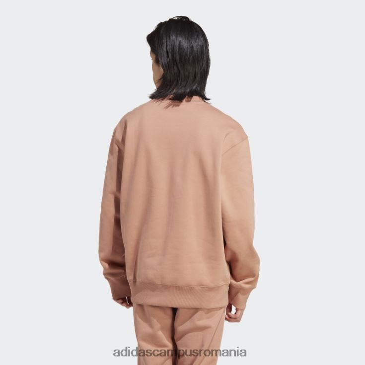 adidas campus romania hanorac adicolor contempo crew argilă bărbați lut J266N214509