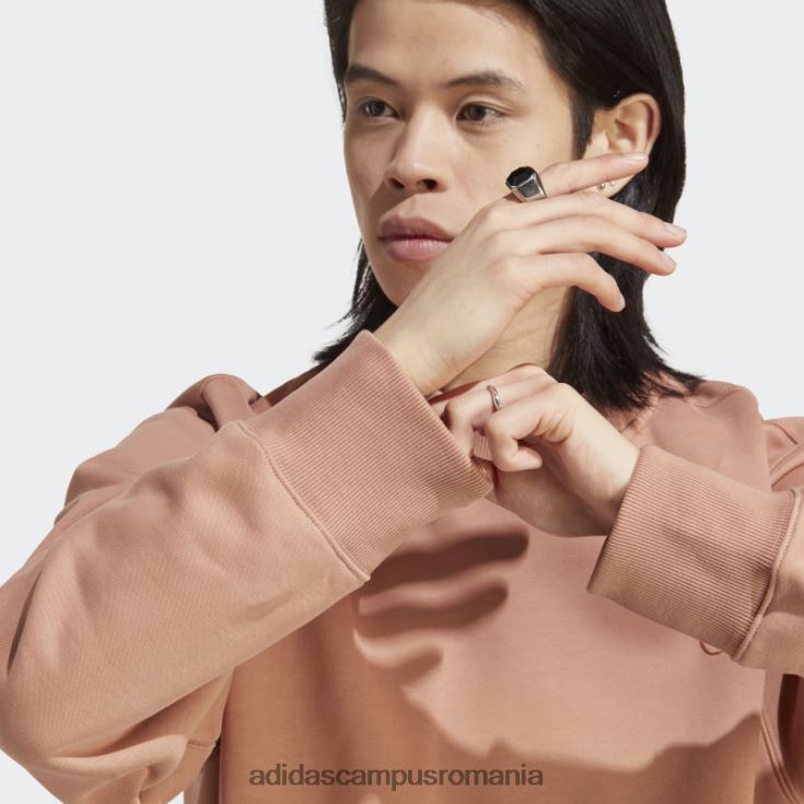 adidas campus romania hanorac adicolor contempo crew argilă bărbați lut J266N214509