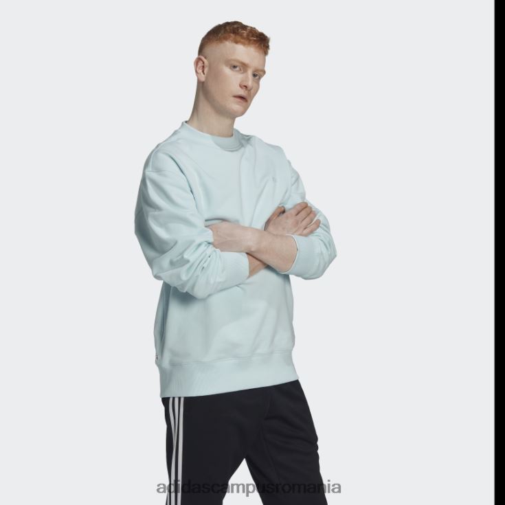adidas campus romania hanorac adicolor contempo crew french terry albastru adidas bărbați albastru J266N21308