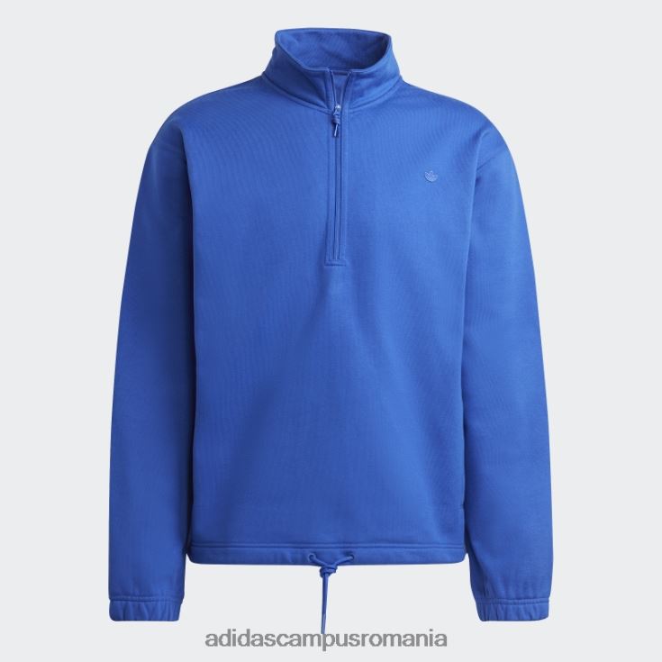 adidas campus romania hanorac adicolor contempo cu jumătate de fermoar albastru bărbați albastru J266N25203