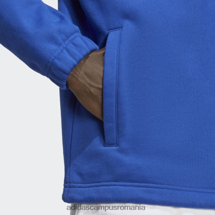 adidas campus romania hanorac adicolor contempo cu jumătate de fermoar albastru bărbați albastru J266N25203