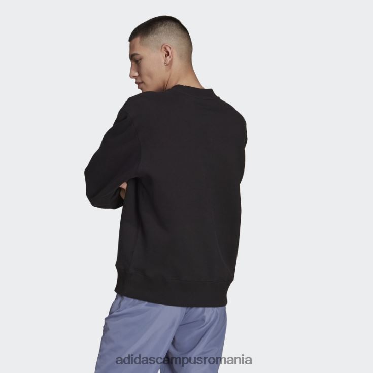 adidas campus romania hanorac adicolor trefoil crewneck negru bărbați negru J266N26806