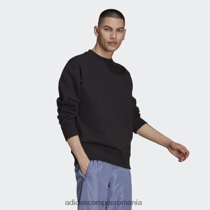 adidas campus romania hanorac adicolor trefoil crewneck negru bărbați negru J266N26806