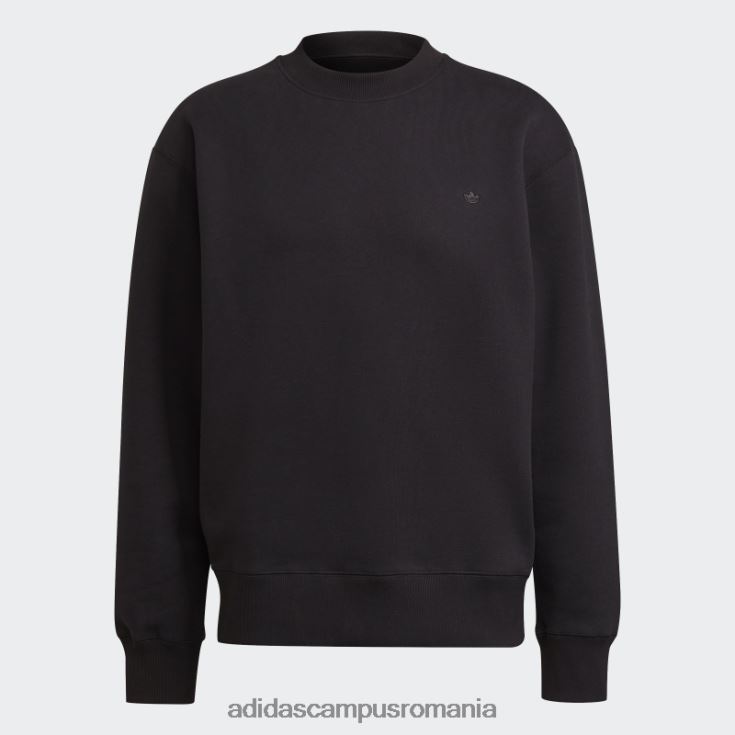 adidas campus romania hanorac adicolor trefoil crewneck negru bărbați negru J266N26806