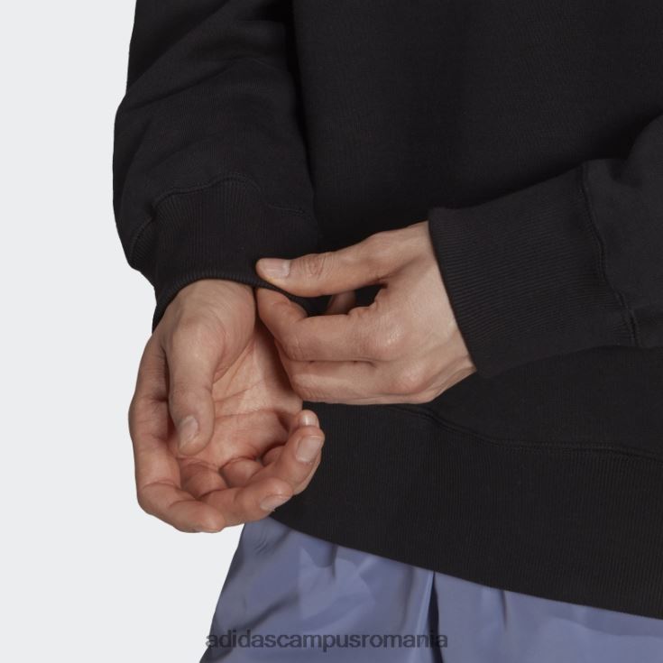 adidas campus romania hanorac adicolor trefoil crewneck negru bărbați negru J266N26806