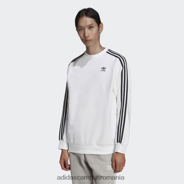 adidas campus romania hanorac alb adicolor classics cu 3 dungi adidas bărbați alb J266N21580