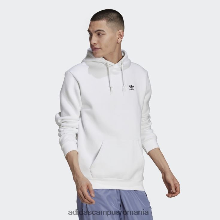 adidas campus romania hanorac alb adicolor essentials trefoil bărbați alb J266N25231