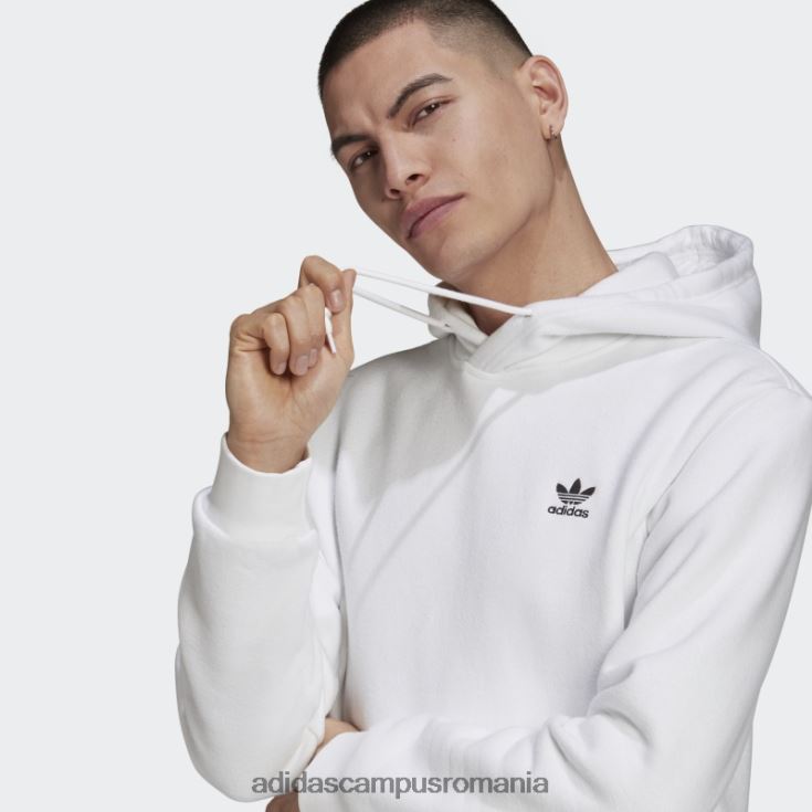 adidas campus romania hanorac alb adicolor essentials trefoil bărbați alb J266N25231