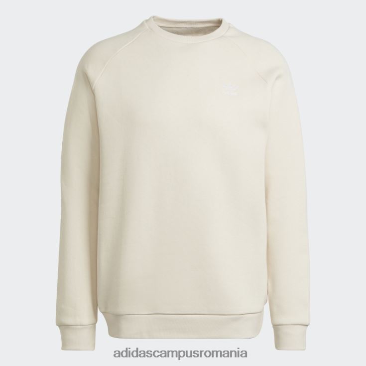 adidas campus romania hanorac alb adicolor essentials trefoil crewgate bărbați alb J266N26767