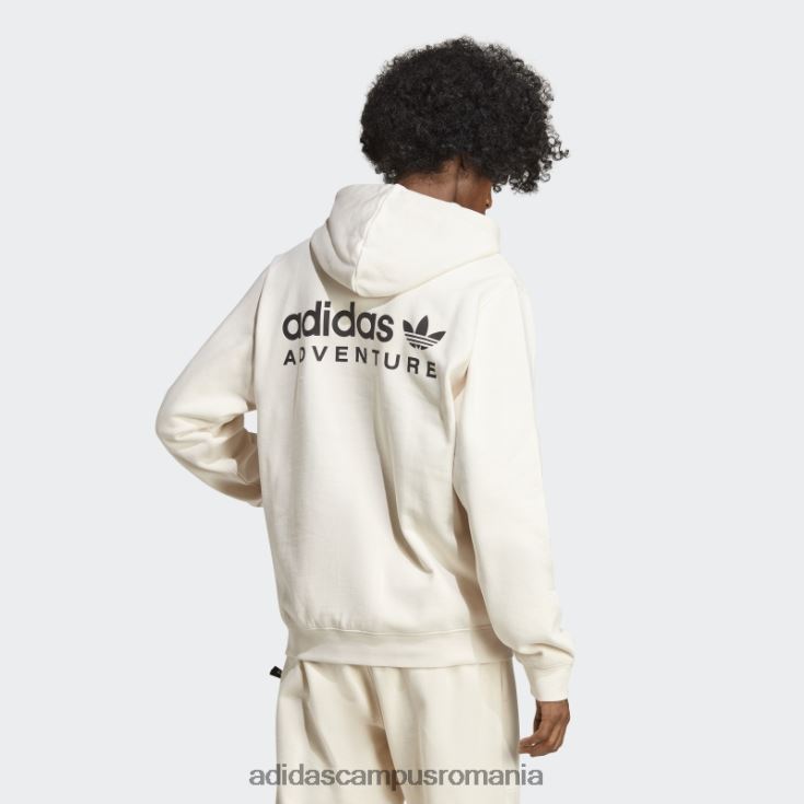 adidas campus romania hanorac alb de aventură de modă bărbați alb J266N214068