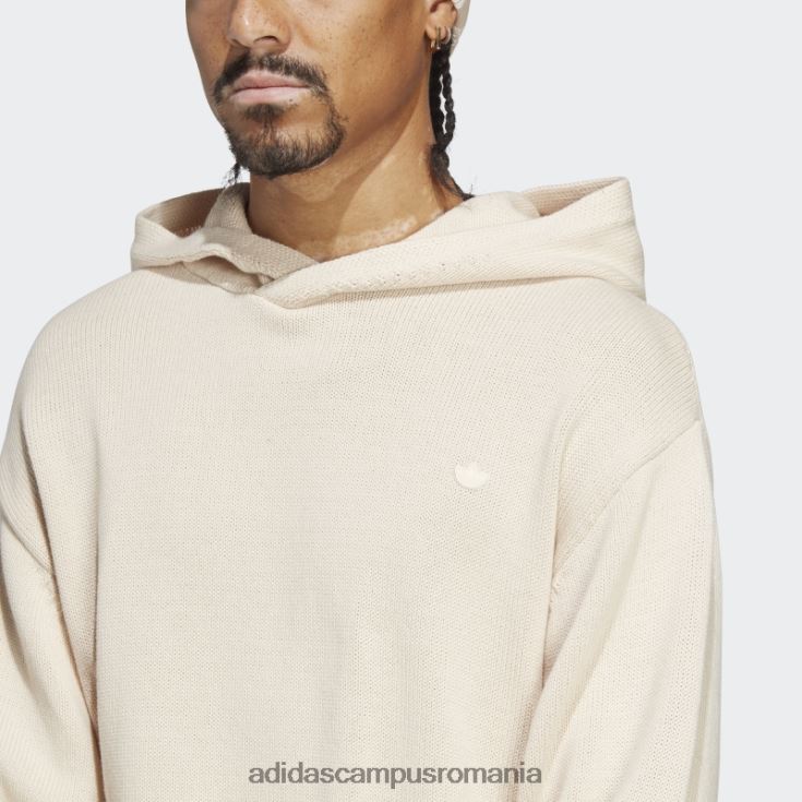 adidas campus romania hanorac alb din tricot premium essentials bărbați alb J266N25555