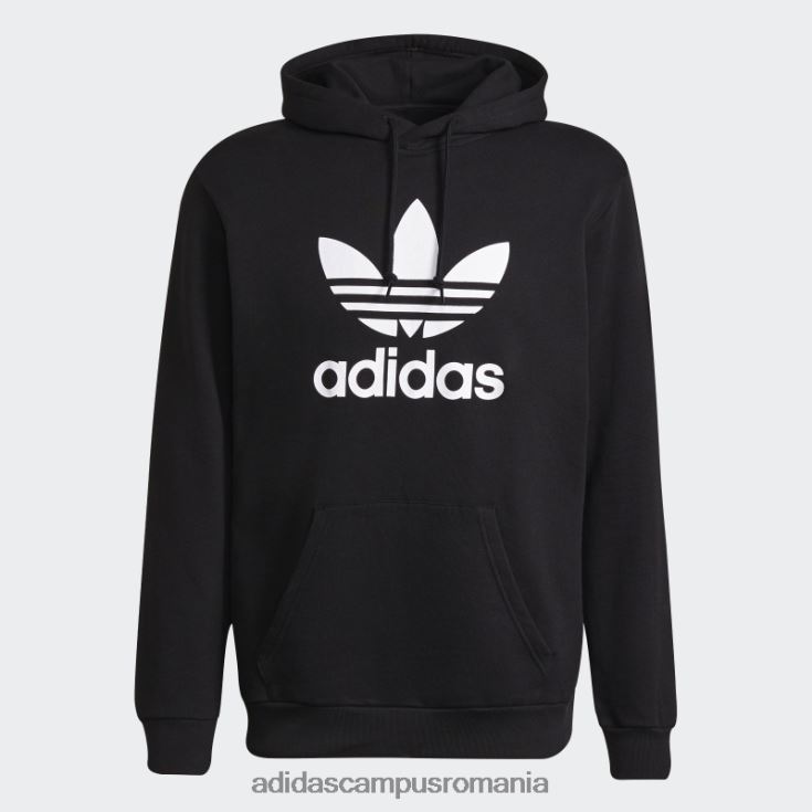 adidas campus romania hanorac alb trifoil adicolor classics bărbați alb negru J266N21247
