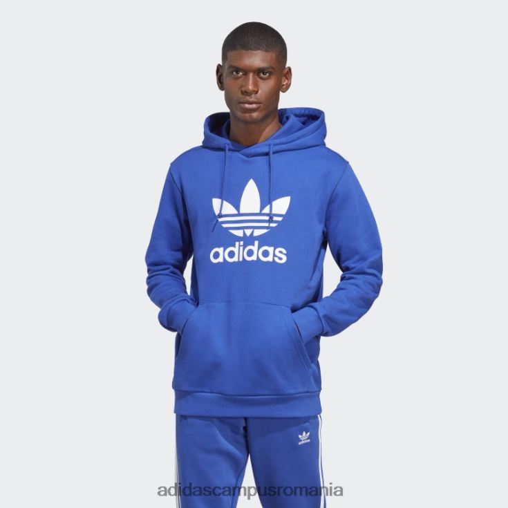 adidas campus romania hanorac albastru adicolor classics trefoil bărbați albastru J266N27493