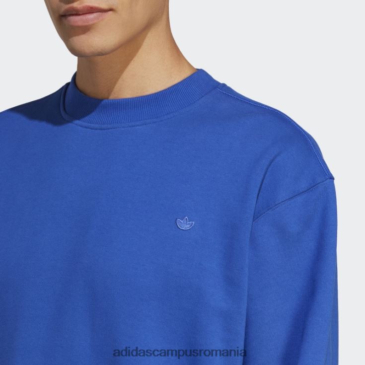 adidas campus romania hanorac albastru adicolor contempo crew french terry bărbați albastru J266N2928