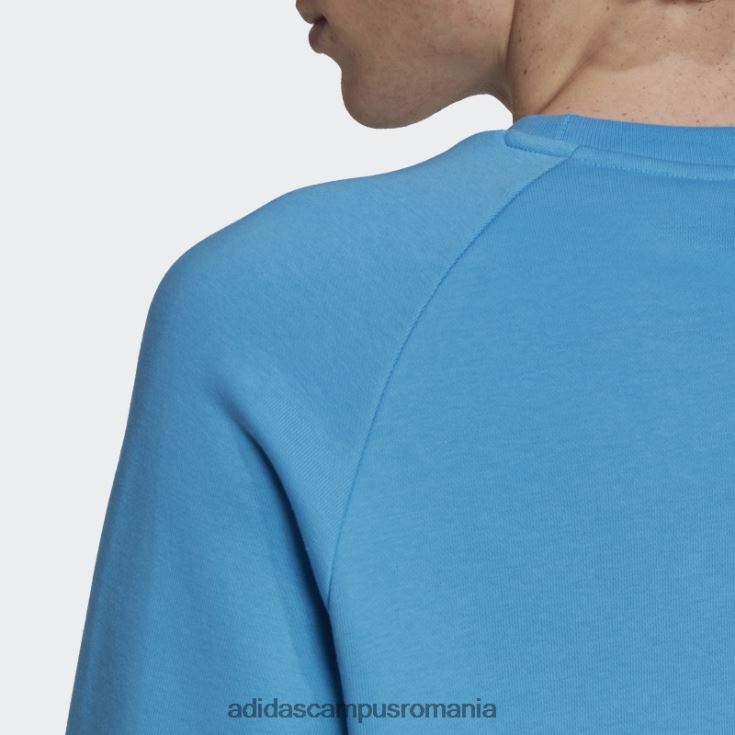 adidas campus romania hanorac albastru adicolor essentials trefoil crewgate bărbați albastru J266N26917