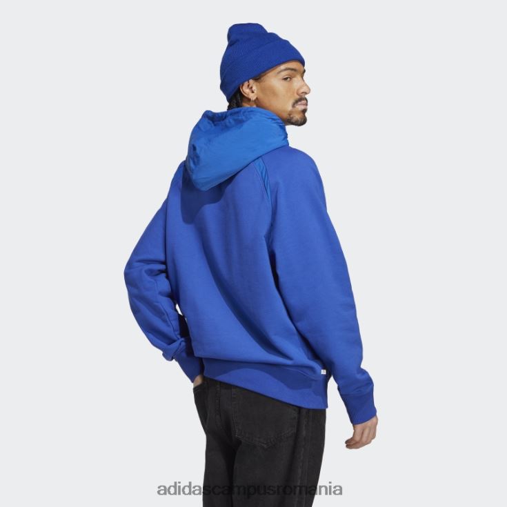 adidas campus romania hanorac albastru premium essentials crinkle nylon bărbați albastru J266N2947